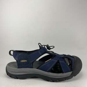 KEEN Newport H2 Hiking Sandals Mens Size 10 Navy Blue/Black Closed Toe Fisherman